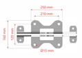 Hydraulická žací lišta Jansen FMB-180, POUZE LIŠTA (vč. hydr. motor)